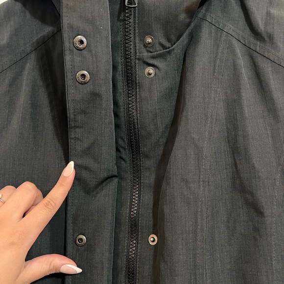 Kirkland Dark Grey Signature Trench Coat Jacket - Picture 3 of 7